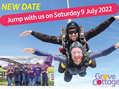 Sky Dive for Grove Cottage!